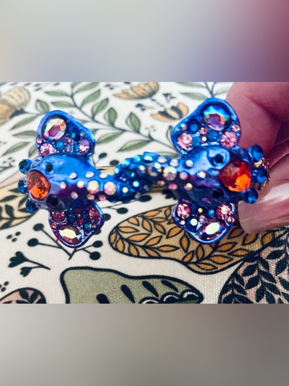 Betsey Johnson Hinged Bracelet